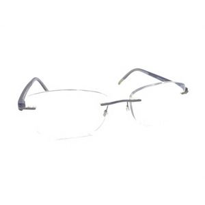 Silhouette 5379 40 6060 Titanium Purple Rimless Eyeglasses Frames 17 130 Austria